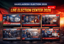 বাংলাদেশ নির্বাচন ২০২৬: একসঙ্গে ৬ টিভি চ্যানেলের লাইভ সম্প্রচার